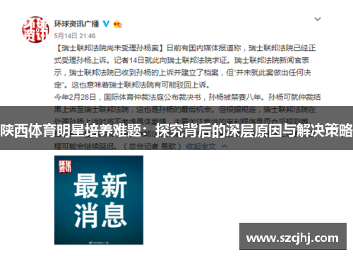 陕西体育明星培养难题：探究背后的深层原因与解决策略
